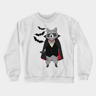 Vampire Raccoon Crewneck Sweatshirt